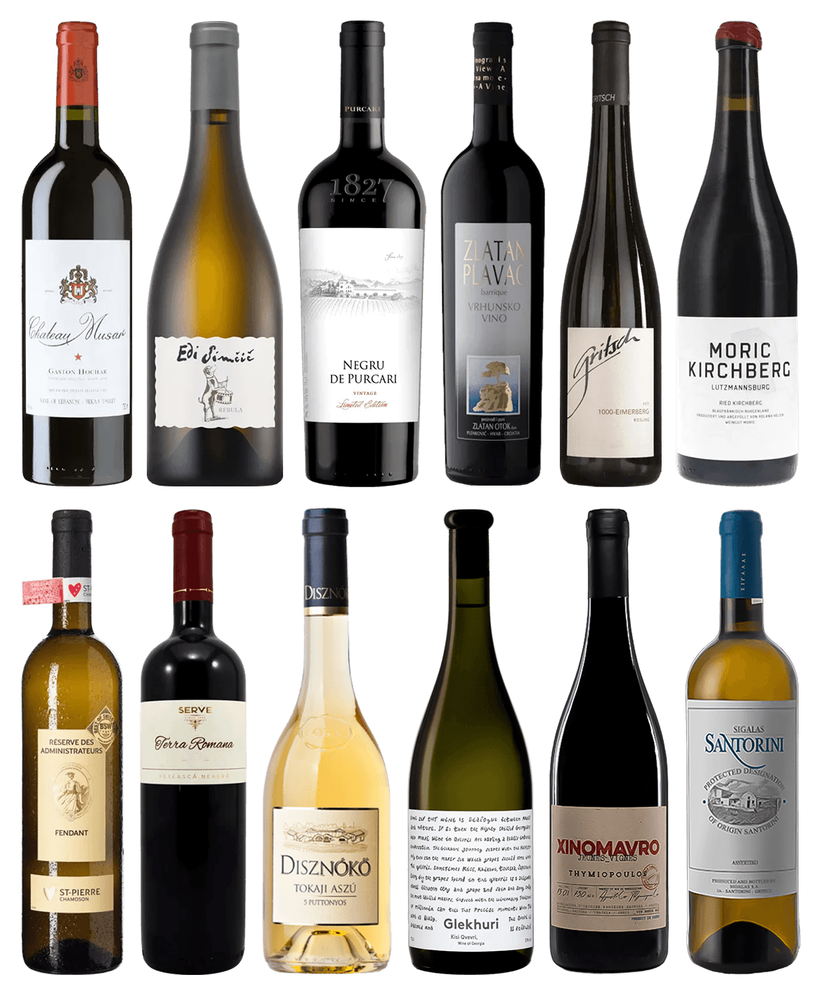 WSET "Rest of the World" 12 bottles Pack